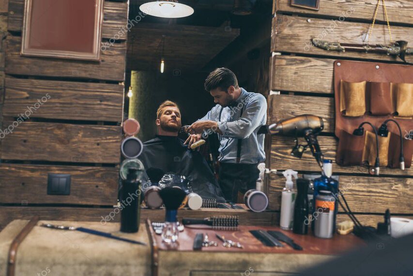 Haare und Bart im gleichen Termin geschnitten und gestylt